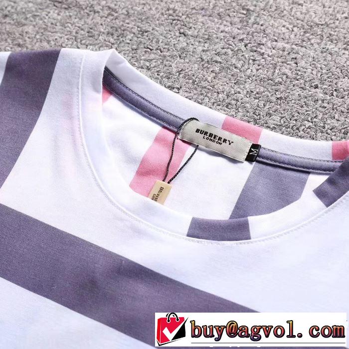 2019年春夏流行ファッション 大人可愛いスタイル BURBERRY バーバリー  半袖Tシャツ 3色可選