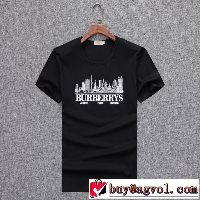 3色可選 2019春夏も引き続きトレンド 透け感優しい バーバリー BURBERRY Tシャツ/ティーシャツ