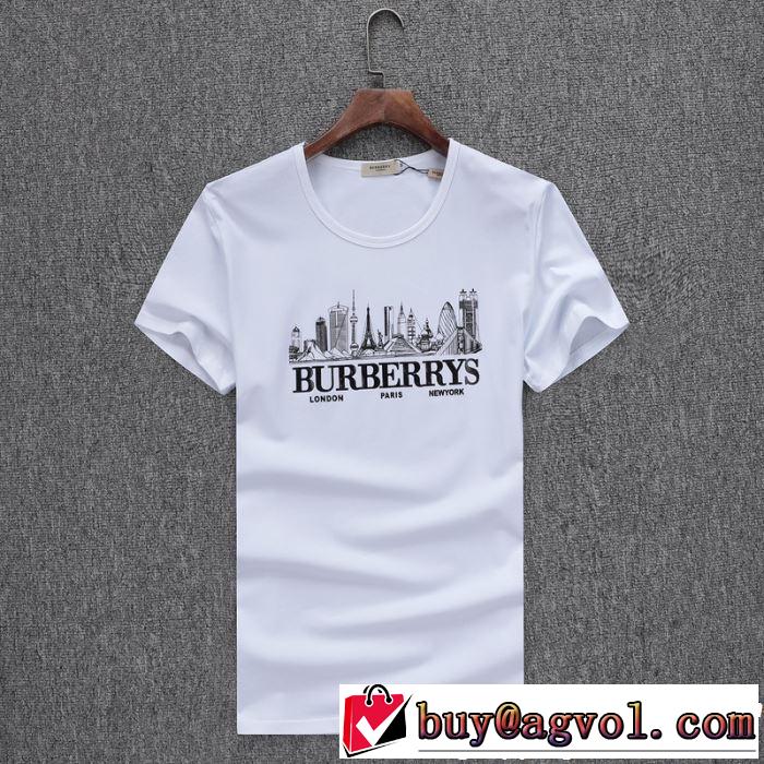 3色可選 2019春夏も引き続きトレンド 透け感優しい バーバリー BURBERRY Tシャツ/ティーシャツ