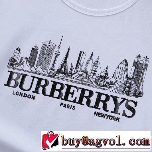 3色可選 2019春夏も引き続きトレンド 透け感優しい バーバリー BURBERRY Tシャツ/ティーシャツ