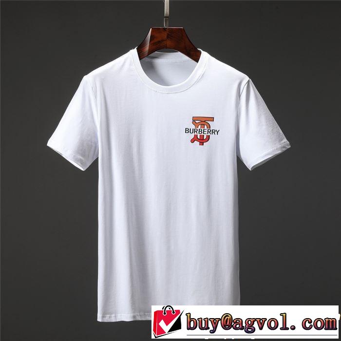 2019春夏も引き続き人気セール 今年流大人っぽさ バーバリー BURBERRY Tシャツ/ティーシャツ 2色可選