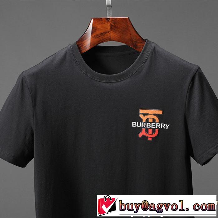 2019春夏も引き続き人気セール 今年流大人っぽさ バーバリー BURBERRY Tシャツ/ティーシャツ 2色可選