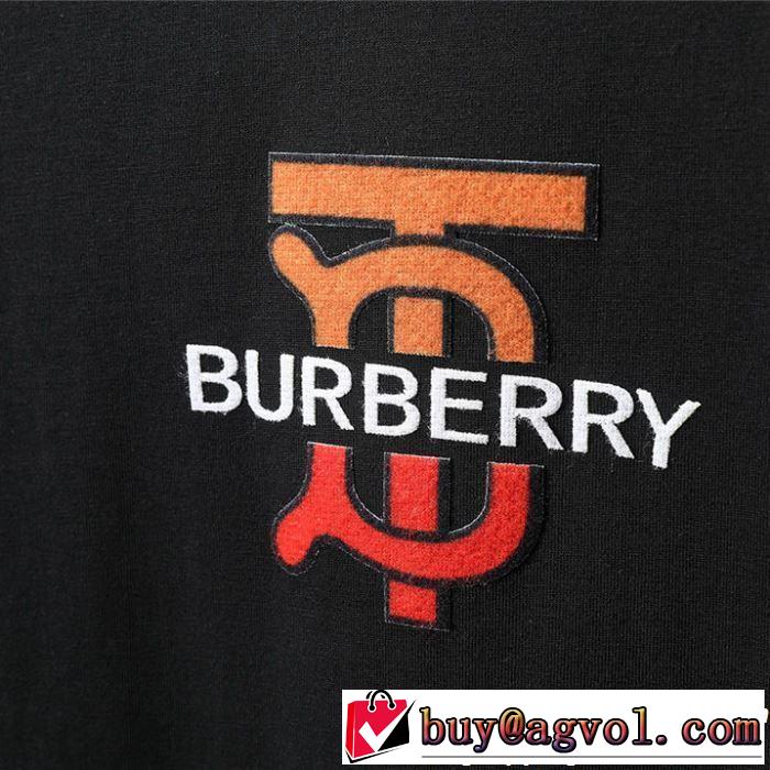 2019春夏も引き続き人気セール 今年流大人っぽさ バーバリー BURBERRY Tシャツ/ティーシャツ 2色可選