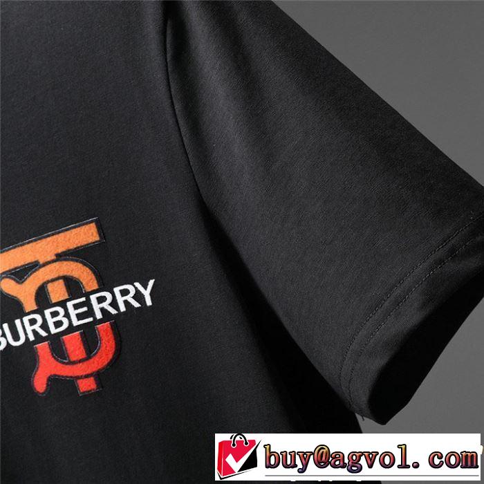 2019春夏も引き続き人気セール 今年流大人っぽさ バーバリー BURBERRY Tシャツ/ティーシャツ 2色可選