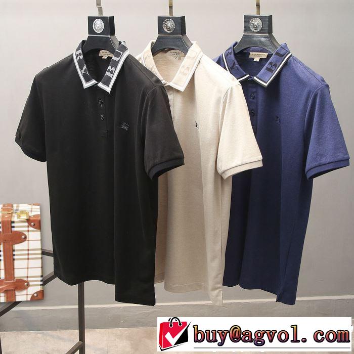 バーバリー BURBERRY Tシャツ/ティーシャツ 3色可選 2019即旬な装いに お洒落トレンド人気