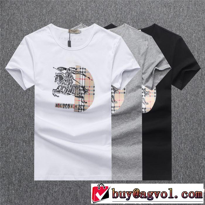 3色可選 2019年春夏のトレンドアイテム 風通しのよい バーバリー BURBERRY Tシャツ/ティーシャツ