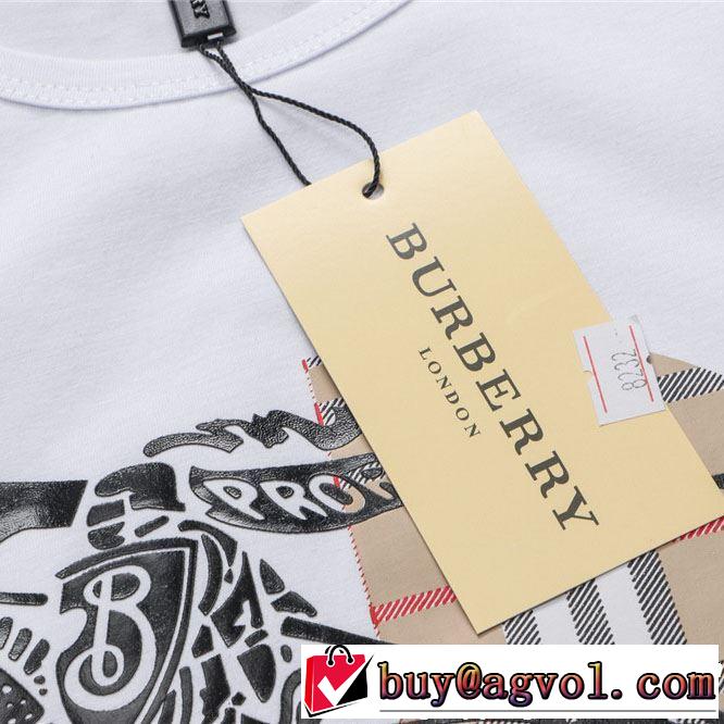3色可選 2019年春夏のトレンドアイテム 風通しのよい バーバリー BURBERRY Tシャツ/ティーシャツ