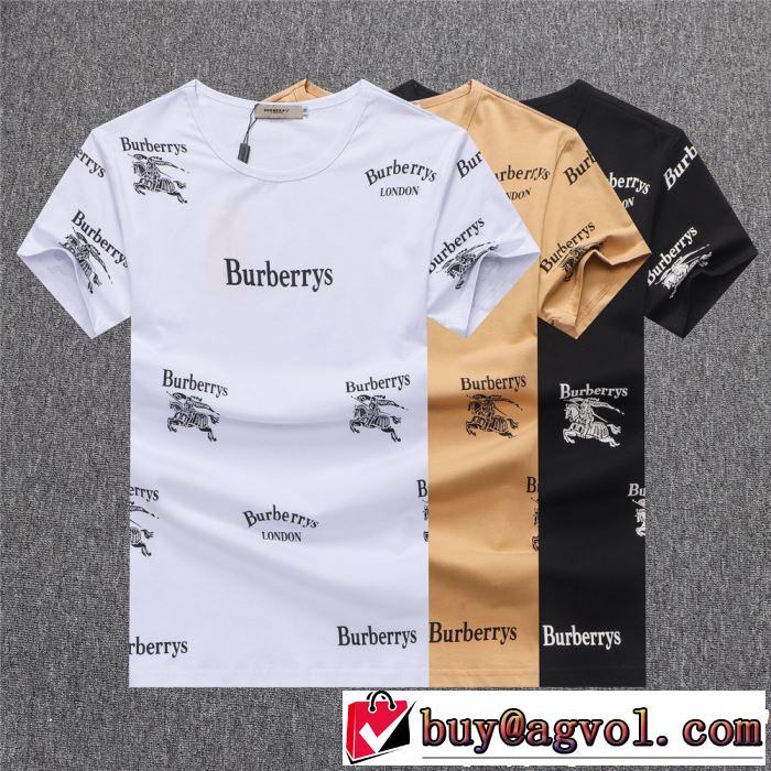 きれいめ上品に バーバリー BURBERRY Tシャツ/ティーシャツ 3色可選 2019年最新ファッション