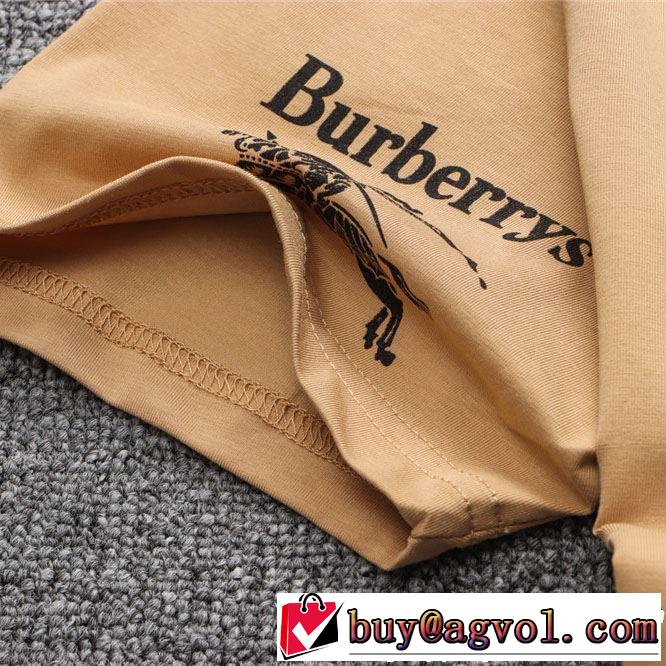 きれいめ上品に バーバリー BURBERRY Tシャツ/ティーシャツ 3色可選 2019年最新ファッション