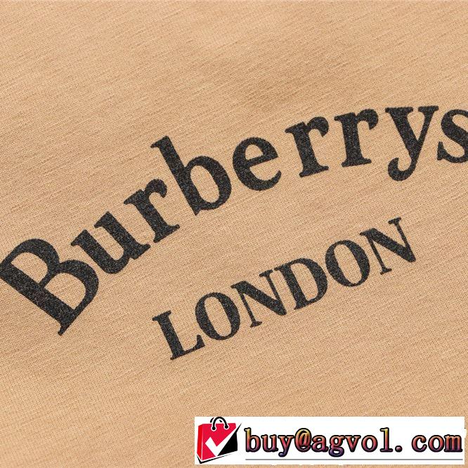 きれいめ上品に バーバリー BURBERRY Tシャツ/ティーシャツ 3色可選 2019年最新ファッション