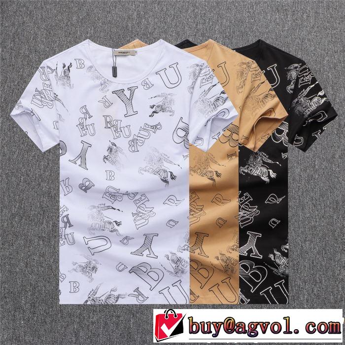 バーバリー BURBERRY Tシャツ/ティーシャツ 3色可選 2019夏ファション新品 きれいめ派に上質