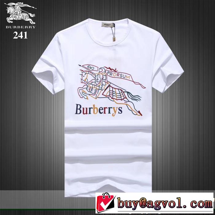 BURBERRY Tシャツ/ティーシャツ 3色可選 2019夏色っぽさ おしゃれデザインも大人気 バーバリー