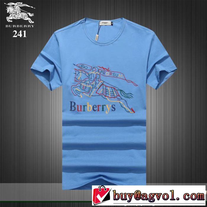 BURBERRY Tシャツ/ティーシャツ 3色可選 2019夏色っぽさ おしゃれデザインも大人気 バーバリー