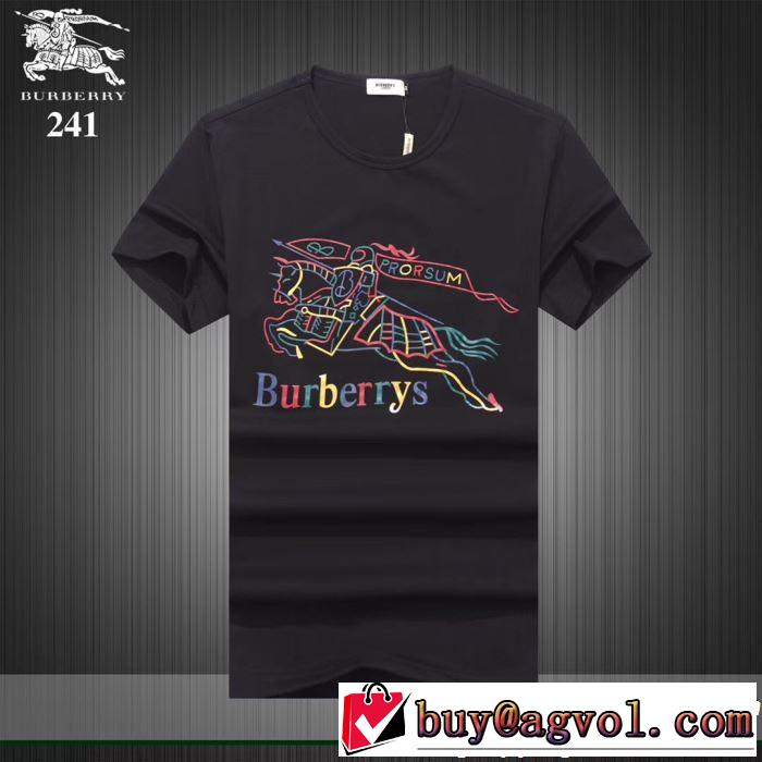 BURBERRY Tシャツ/ティーシャツ 3色可選 2019夏色っぽさ おしゃれデザインも大人気 バーバリー