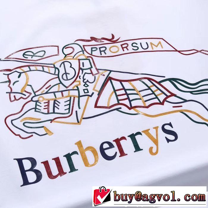 BURBERRY Tシャツ/ティーシャツ 3色可選 2019夏色っぽさ おしゃれデザインも大人気 バーバリー