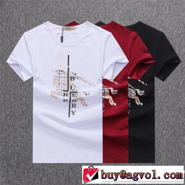 Tシャツ/ティーシャツ 3色可選 おしゃれな夏ファッション2019 快適な着心地 バーバリー BURBERRY
