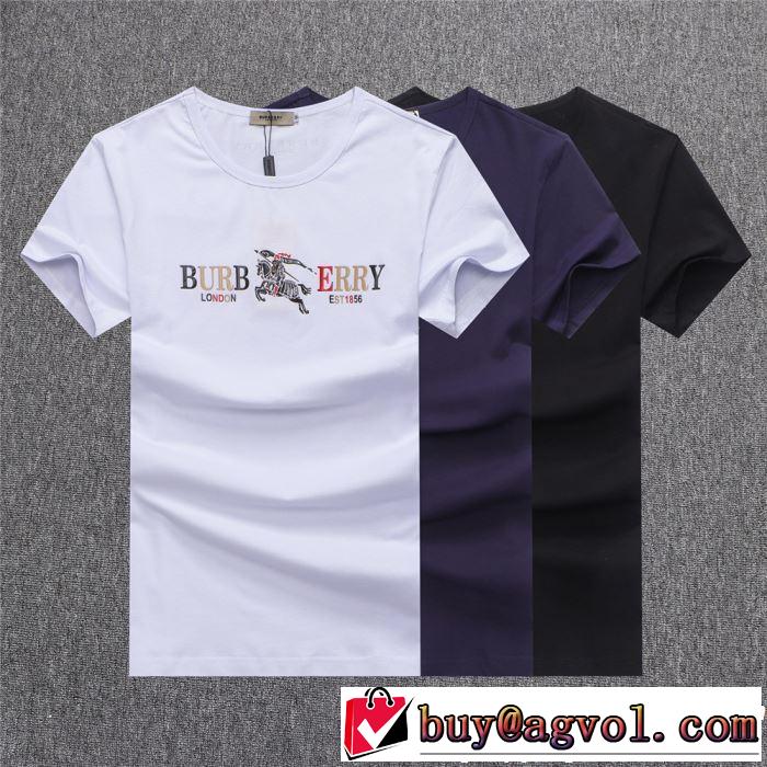 2色可選 大人カジュアル夏ファッション2019 バーバリー BURBERRY Tシャツ/ティーシャツ