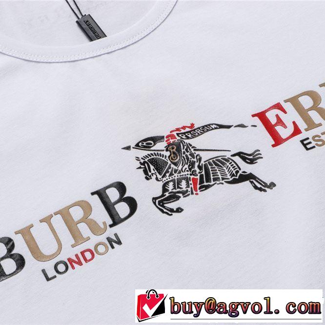 2色可選 大人カジュアル夏ファッション2019 バーバリー BURBERRY Tシャツ/ティーシャツ