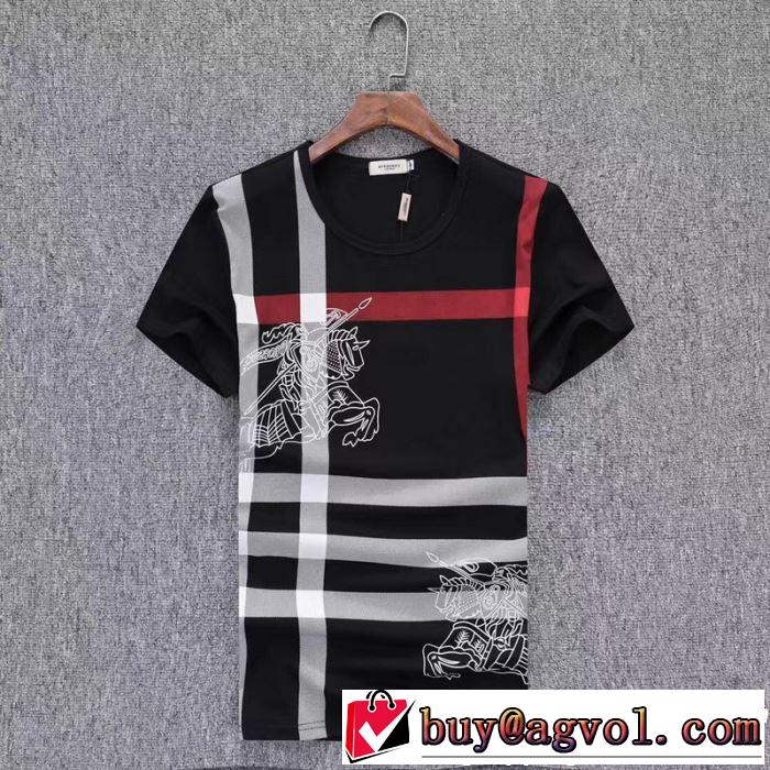 爽やかな色合い バーバリー BURBERRY Tシャツ/ティーシャツ 3色可選 2019春夏のトレンド新商品