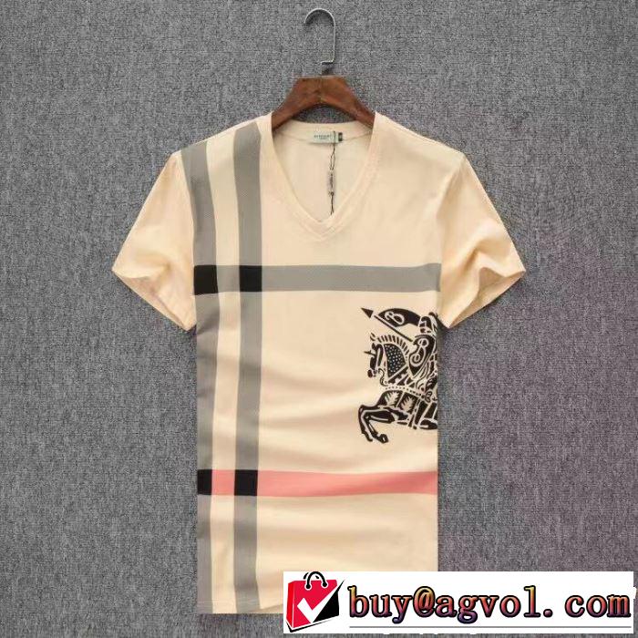 2019春夏人気トレンドアイテム 派手すぎず バーバリー BURBERRY Tシャツ/ティーシャツ 3色可選
