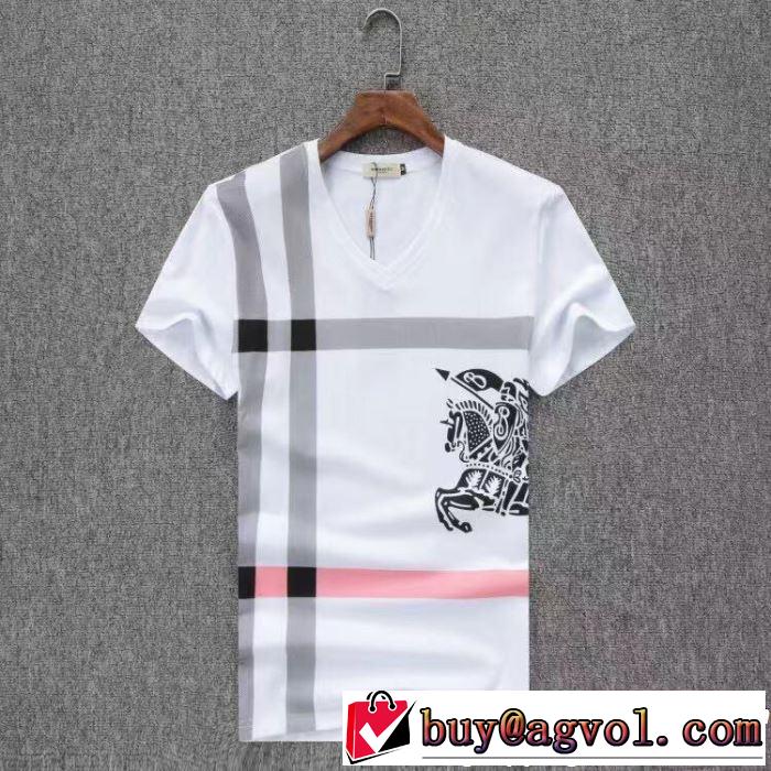 2019春夏人気トレンドアイテム 派手すぎず バーバリー BURBERRY Tシャツ/ティーシャツ 3色可選
