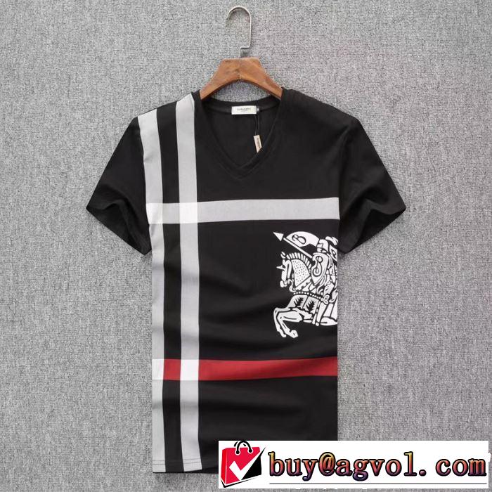 2019春夏人気トレンドアイテム 派手すぎず バーバリー BURBERRY Tシャツ/ティーシャツ 3色可選