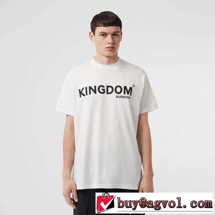 クラシカルな雰囲気 バーバリー BURBERRY Tシャツ/ティーシャツ 2色可選 2019即旬な装いに