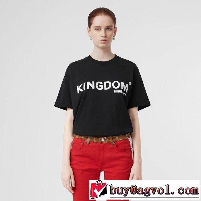 クラシカルな雰囲気 バーバリー BURBERRY Tシャツ/ティーシャツ 2色可選 2019即旬な装いに