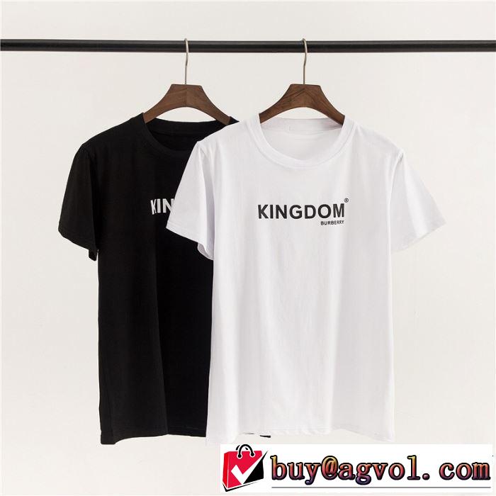 クラシカルな雰囲気 バーバリー BURBERRY Tシャツ/ティーシャツ 2色可選 2019即旬な装いに