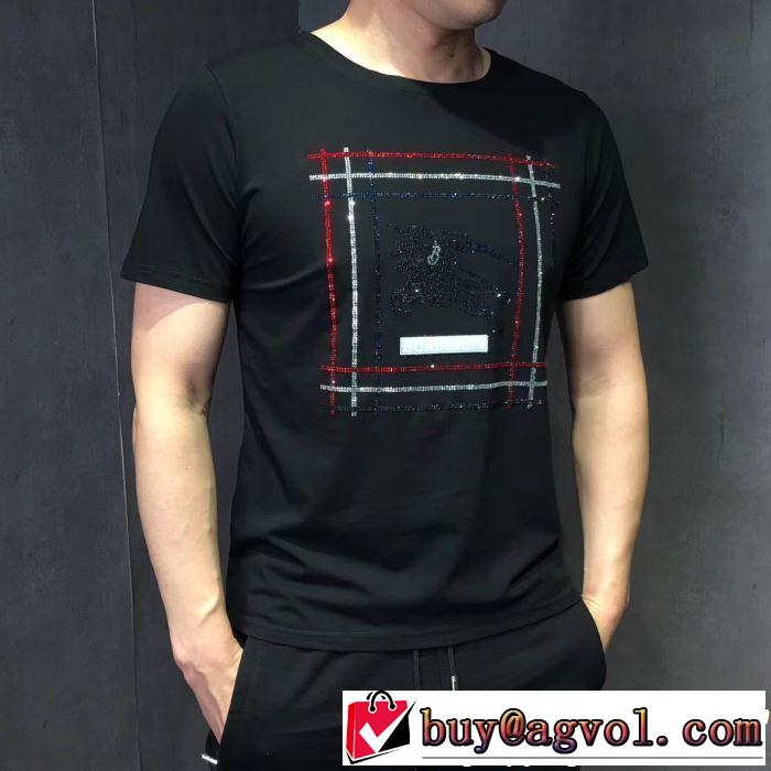 2色可選 2019年春夏流行ファッション リッチな印象に バーバリー BURBERRY Tシャツ/ティーシャツ