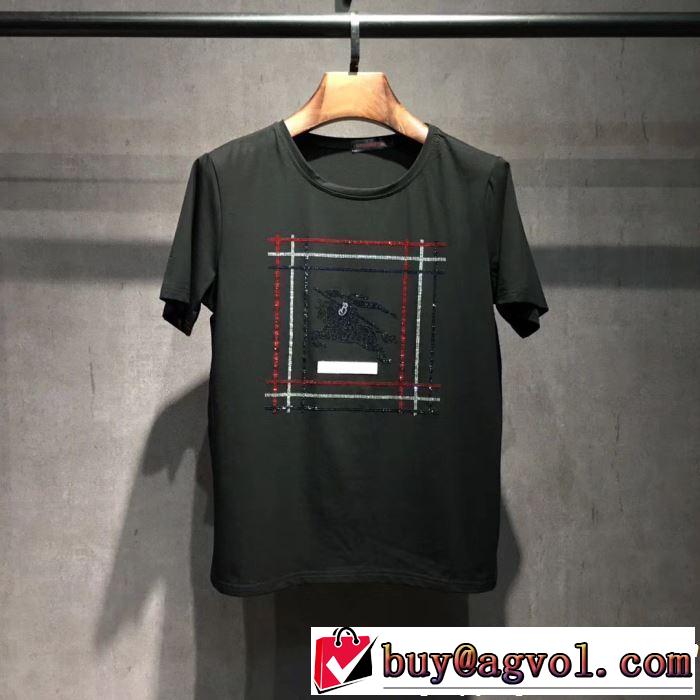2色可選 2019年春夏流行ファッション リッチな印象に バーバリー BURBERRY Tシャツ/ティーシャツ