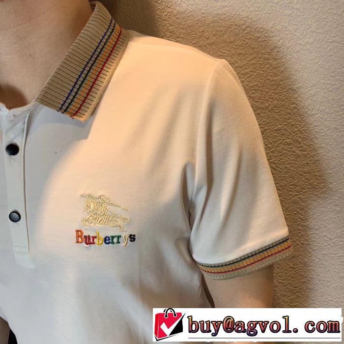 BURBERRY Tシャツ/ティーシャツ 2色可選 おしゃれな夏ファッション2019 通勤の定番 バーバリー