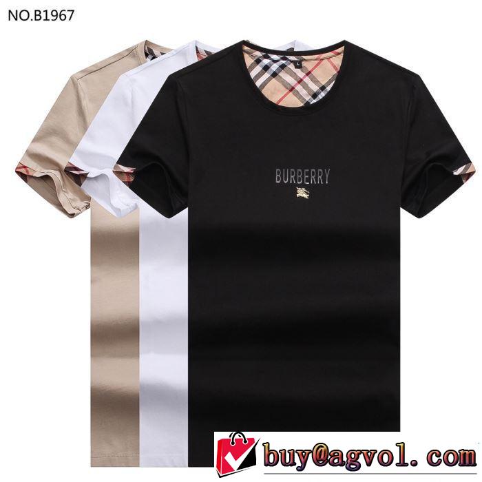 Tシャツ/ティーシャツ 3色可選 2019SSのトレンド商品 春夏らしい華やか バーバリー BURBERRY