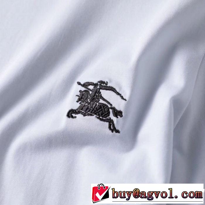 BURBERRY Tシャツ/ティーシャツ 2色可選 2019春夏も引き続きトレンド 知的優秀アイテム バーバリー