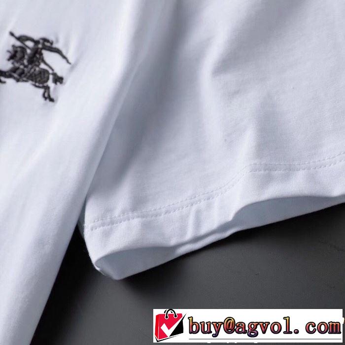 BURBERRY Tシャツ/ティーシャツ 2色可選 2019春夏も引き続きトレンド 知的優秀アイテム バーバリー