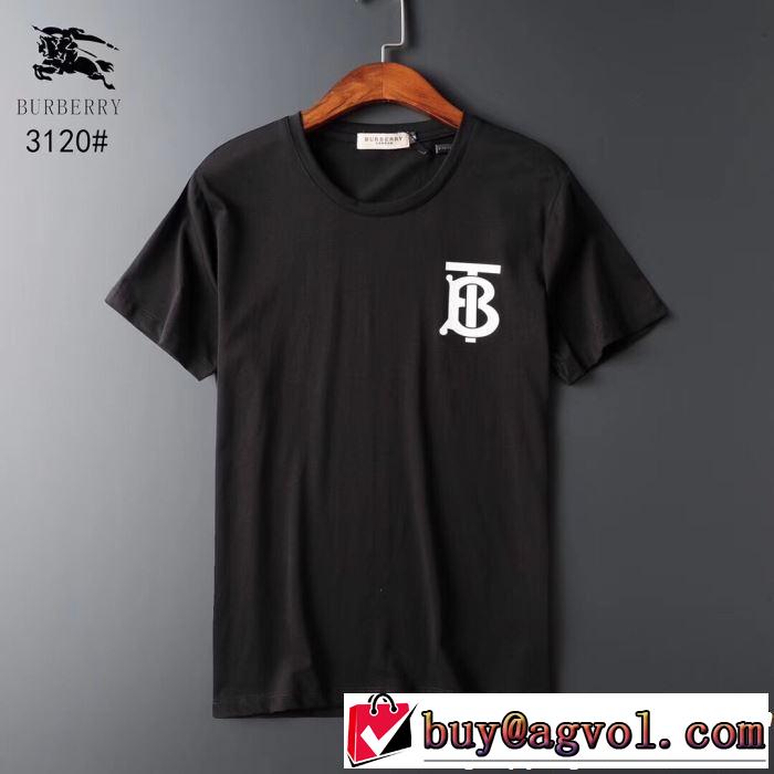 Tシャツ/ティーシャツ 2色可選 2019春夏も引き続き人気セール 知的優秀アイテム バーバリー BURBERRY