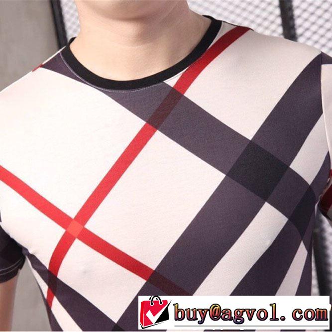 2019年最新ファッション 抜け感スゴイ バーバリー BURBERRY Tシャツ/ティーシャツ 2色可選