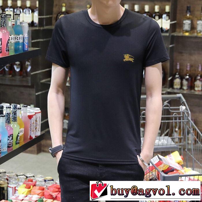 2019年最新ファッション バーバリー BURBERRY 2色可選  Tシャツ/半袖 夏キレ味をプラス