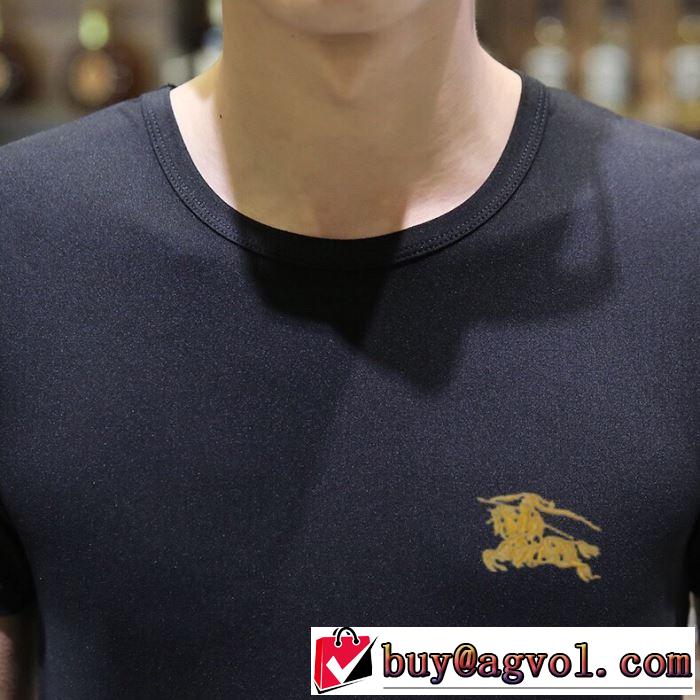 2019年最新ファッション バーバリー BURBERRY 2色可選  Tシャツ/半袖 夏キレ味をプラス