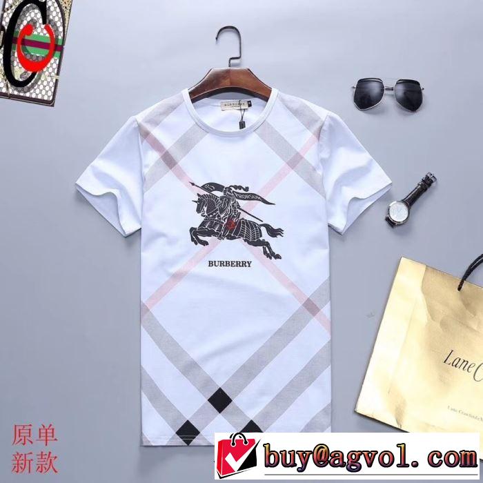 春色の最旬の人気アイテムTシャツ/半袖 バーバリー2019春夏トレンドアイテム  BURBERRY 2色可選