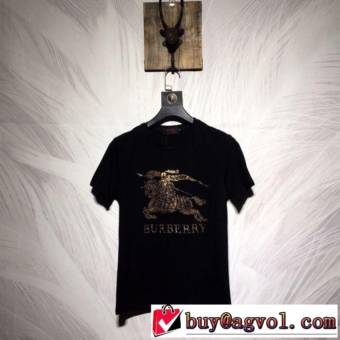 春夏！大人カジュアル バーバリー BURBERRY  春夏の流行り2019新品 Tシャツ/半袖夏先に大活躍する