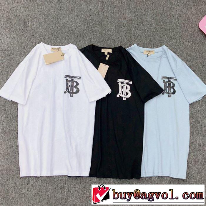バーバリー一押し注目ブランドファション  BURBERRY 3色可選  Tシャツ/半袖 2019春夏のトレンド新商品