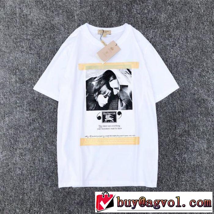 Tシャツ/半袖 お洒落トレンド人気 バーバリー2019年最新ファッション BURBERRY 2色可選