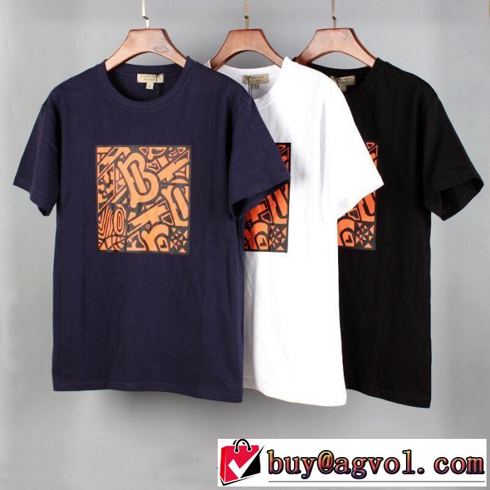2019年最新ファッション バーバリー 春夏のトレンドアイテム BURBERRY 3色可選  Tシャツ/半袖