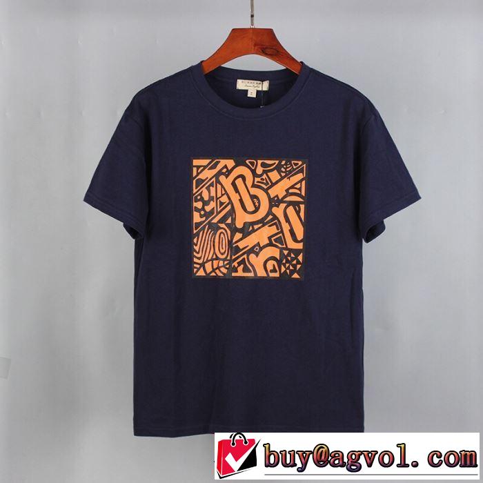 2019年最新ファッション バーバリー 春夏のトレンドアイテム BURBERRY 3色可選  Tシャツ/半袖