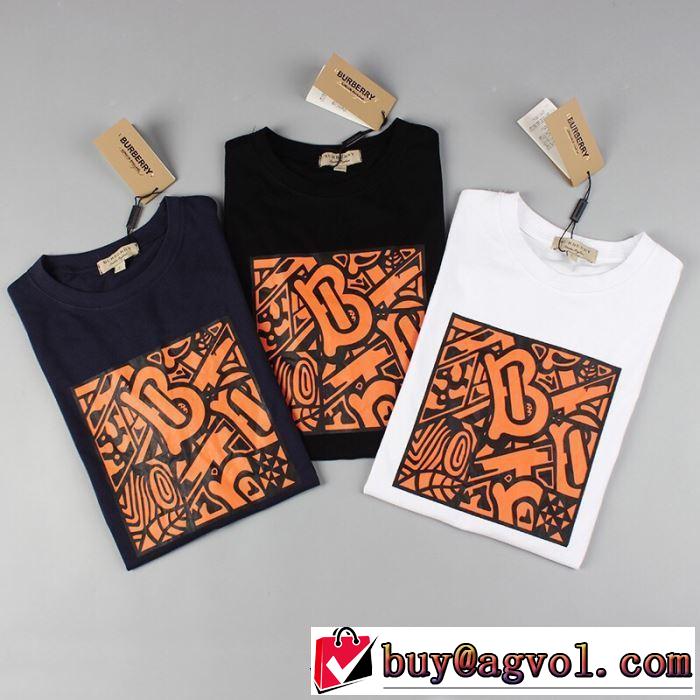 2019年最新ファッション バーバリー 春夏のトレンドアイテム BURBERRY 3色可選  Tシャツ/半袖