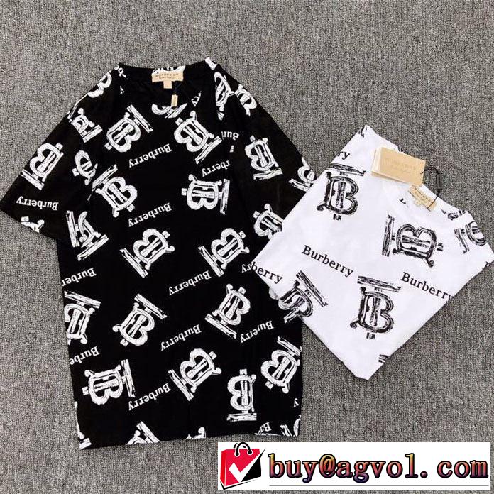 2019年最新ファッション バーバリー BURBERRY今っぽく新作アイテム  2色可選  Tシャツ/半袖