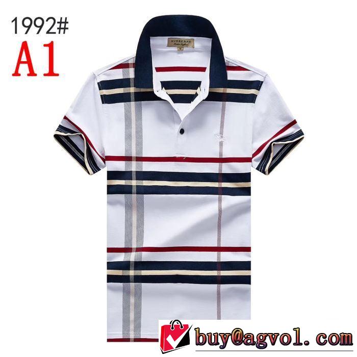 大胆にデザインオシャレ新品 Tシャツ/半袖バーバリー デザイン抜群のアイテム BURBERRY 5色可選