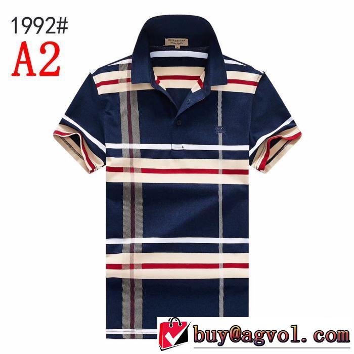 大胆にデザインオシャレ新品 Tシャツ/半袖バーバリー デザイン抜群のアイテム BURBERRY 5色可選