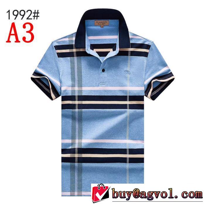 大胆にデザインオシャレ新品 Tシャツ/半袖バーバリー デザイン抜群のアイテム BURBERRY 5色可選